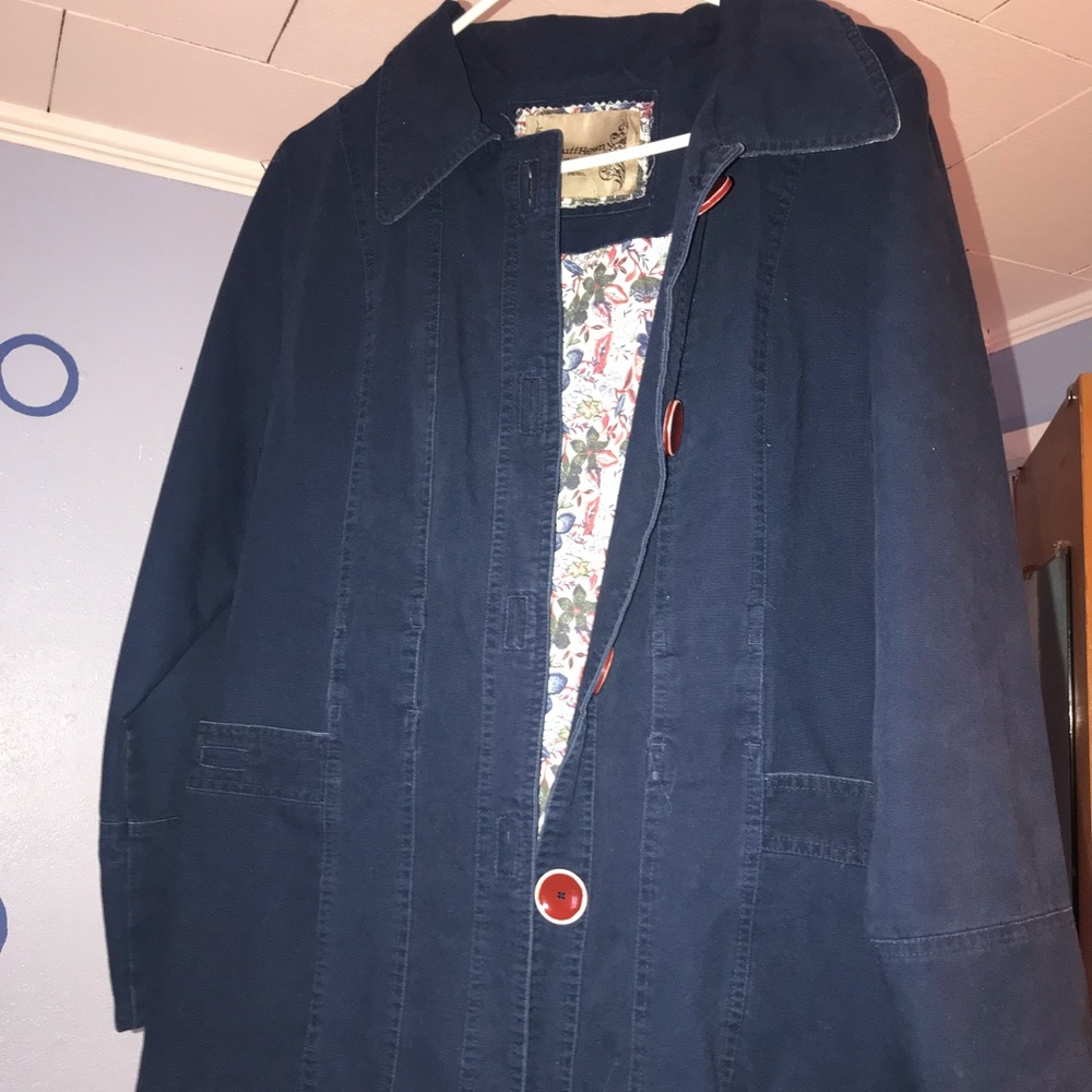 Ruff Hewn Pea Coat! Very warm size small! ❄️☃️